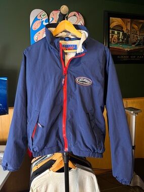 Vintage Callaway Golf Center Dunbrooke Sport Poly Outershell Zip Up Windbreaker